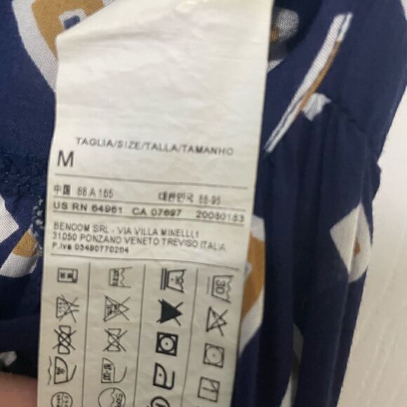 United Colors of Benneton Mini Ruffle Tiered Babydoll Dress Size Medium NWOT - Picture 8 of 8